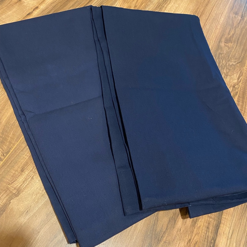 Pottery Barn Kids Navy Blue Blackout Curtain Panels